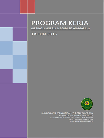Rencana Kinerja Tahunan (RKT)