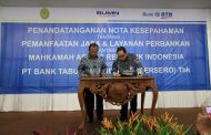 PENANDATANGANAN NOTA KESEPAHAMAN ANTARA MAHKAMAH AGUNG DENGAN BANK TABUNGAN NEGARA (BTN)