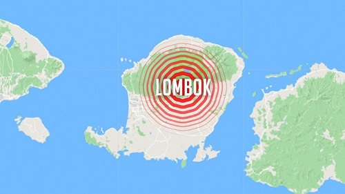 Foto Gempa Lombok