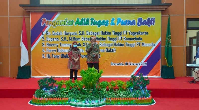 Pengantar Alih Tugas dan Purna Bakti Hakim Tinggi, Pejabat Struktural dan Fungsional Pengadilan Tinggi Gorontalo