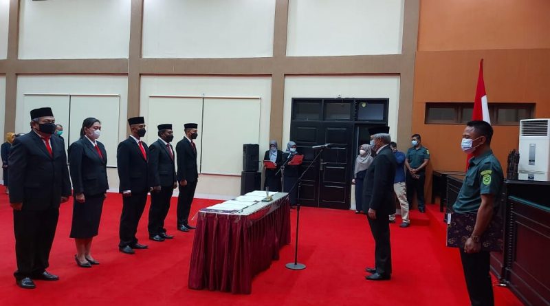 Pelantikan 5 Pejabat Fungsional di Pengadilan Tinggi Gorontalo