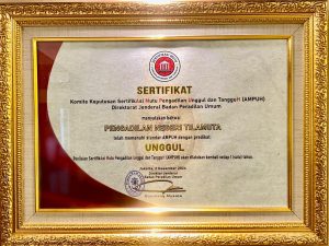 Sertifikat AMPUH UNGGUL PN Tilamuta 2024