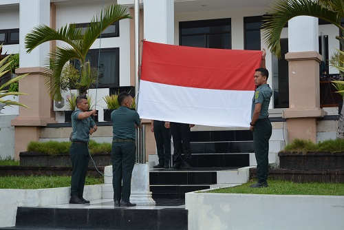 Upacara Bendera Memperingati Hari Kemerdekaan Republik Indonesia Ke-77 Tahun 2022