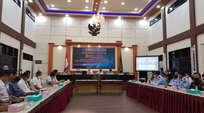 Pengadilan Tinggi Gorontalo Melakukan Sosialisasi dan Simulasi Aplikasi E-Berpadu (Berkas Pidana Terpadu) Kepada Aparat Penegak Hukum Sewiliayah Hukum Gorontalo
