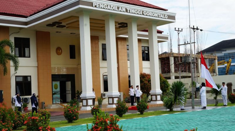 Upacara Peringatan Hari Kebangkitan Nasional Ke-116 Pada Pengadilan Tinggi Gorontalo