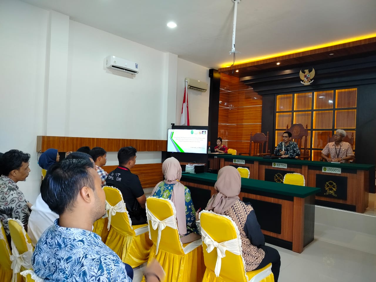 Sosialisasi Eksternal pada Pengadilan Negeri Tilamuta