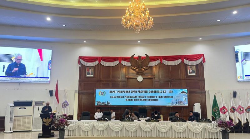 Pengadilan Tinggi Gorontalo Hadiri Rapat Paripurna DPRD Gorontalo Ke-142