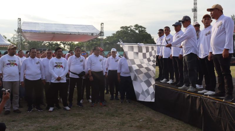 Pengadilan Tinggi Gorontalo Hadiri Jalan Sehat Pilkada Gorontalo 2024
