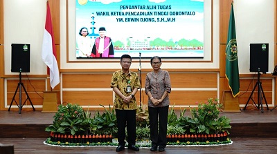 Pengantar Alih Tugas Wakil Ketua Pengadilan Tinggi Gorontalo