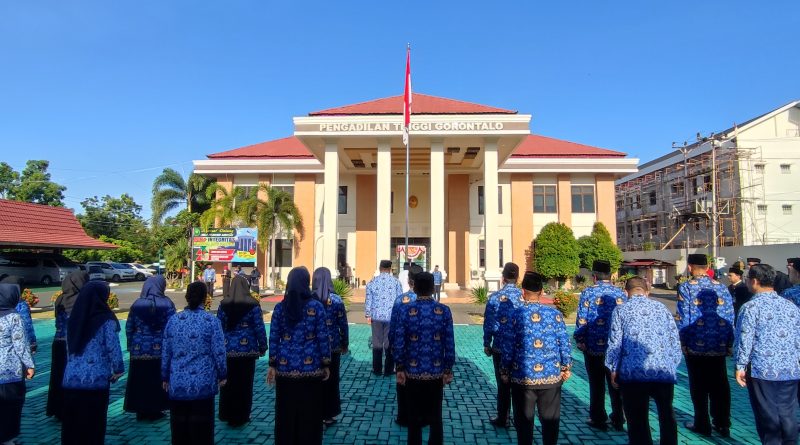 Upacara Peringatan Hari Pahlawan Tahun 2024 Pada Pengadilan Tinggi Gorontalo