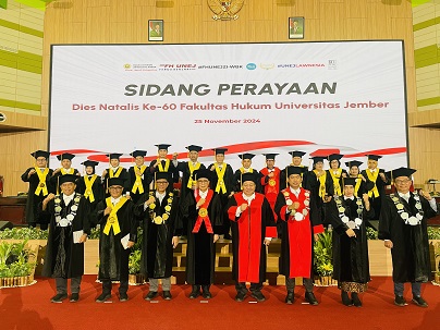 KETUA MA SAMPAIKAN PIDATO KUNCI PADA DIES NATALIES KE-60 FAKULTAS HUKUM UNIVERSITAS JEMBER KETUA MA SAMPAIKAN PIDATO KUNCI PADA DIES NATALIES KE-60 FAKULTAS HUKUM UNIVERSITAS JEMBER