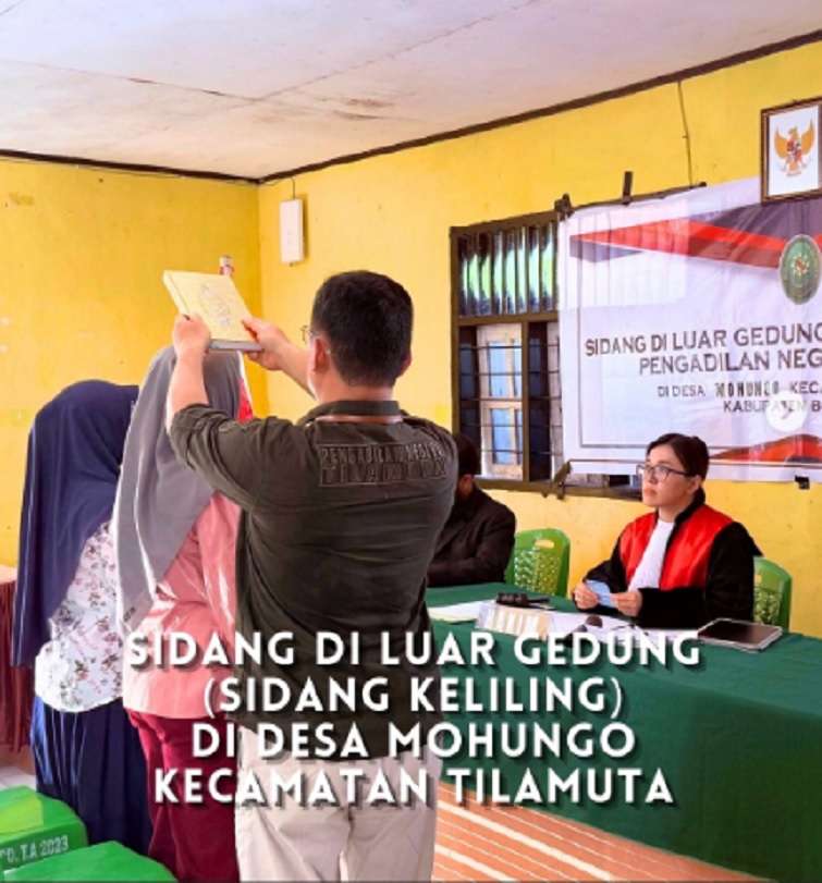 SIDANG DI LUAR GEDUNG (SIDANG KELILING) PN TILAMUTA