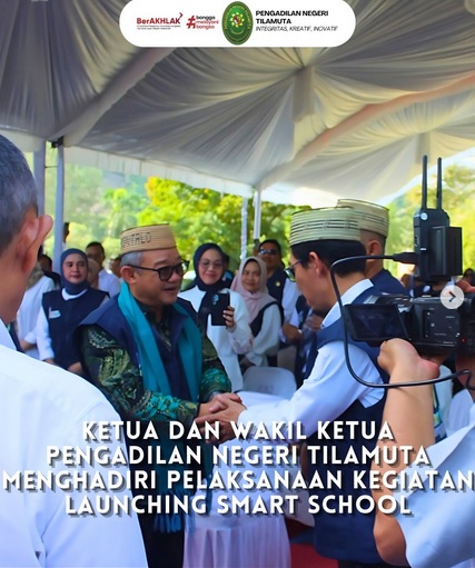 PN Tilamuta menghadiri Launching Smart School di Kab. Boalemo