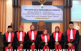 PELANTIKAN DAN PENGAMBILAN SUMPAH HAKIM PN TILAMUTA