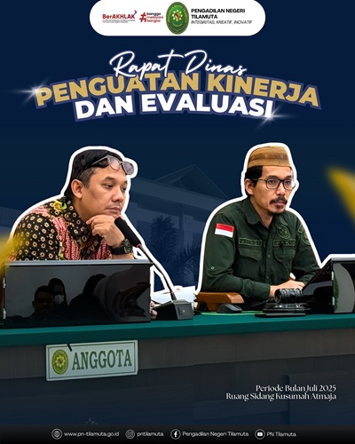 Rapat Dinas Penguatan Kinerja dan Evaluasi