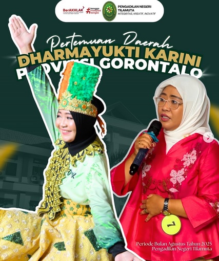Pertemuan Daerah Dharmayukti Karini Bulan Agustus 2025 di PN Tilamuta