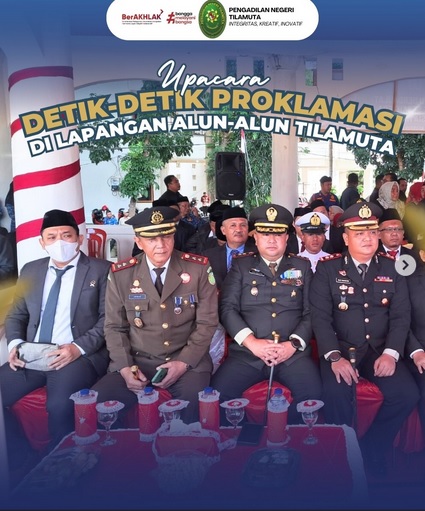Upacara Detik-Detik Proklamasi di Kabupaten Boalemo