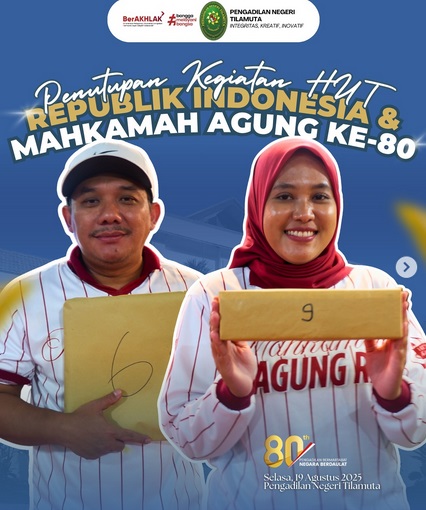 Penutupan Kegiatan memperingati HUT Kemerdekaan RI dan Mahkamah Agung Ri ke-80