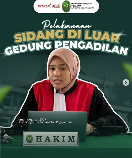 Pelaksanaan Sidang di Luar Gedung Pengadilan