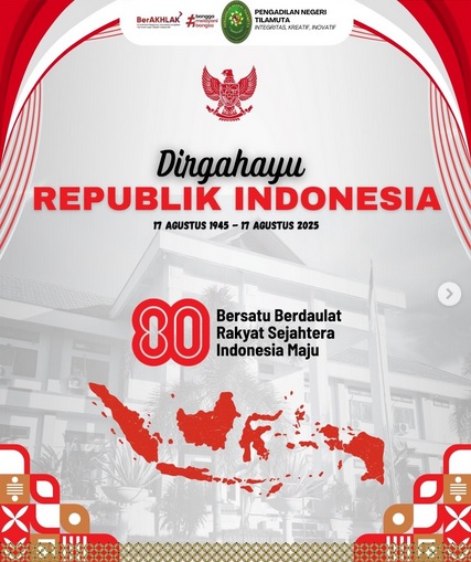 Upacara Bendera dalam rangka memperingati Hari Ulang Tahun Kemerdekaan Republik Indonesia Ke-80