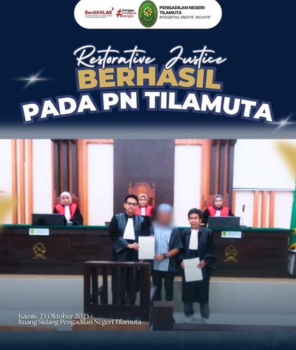 Resorative Justice Berhasil pada PN Tilamuta