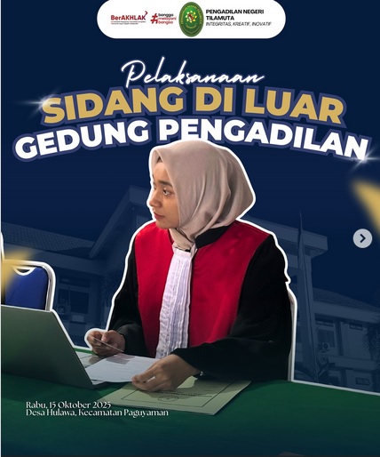 Sidang Di Luar Gedung Pengadilan (Sidang Keliling) PN Tilamuta