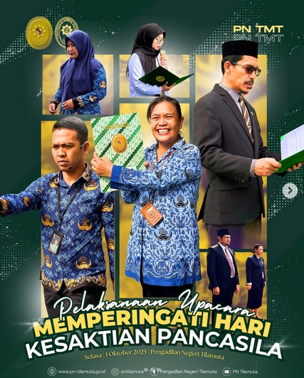 Pelaksanaan Upacara Memperingati Hari Kesaktian Pancasila Tahun 2025