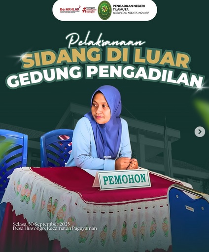 Pelaksanaan Sidang di Luar Gedung Pengadilan PN Tilamuta