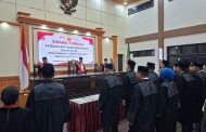 Sidang Terbuka Pengadilan Tinggi Gorontalo Dalam Rangka Pengambilan Sumpah Advokat Dari PERADI dan PPKHI