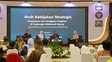 MAHKAMAH AGUNG TEGASKAN PENGUATAN INTEGRITAS DALAM SEMINAR NASIONAL HAKORDIA 2025