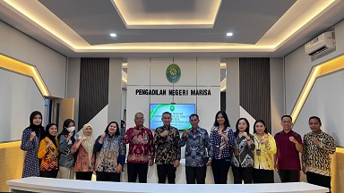 Pengawasan Reguler Semester II Tahun 2025 dan Pembinaan Pada Pengadilan Negeri Marisa