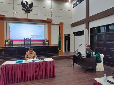 Sosialisasi Sistem Pengendalian Intern Pemerintah (SPIP) pada Pengadilan Tinggi Gorontalo