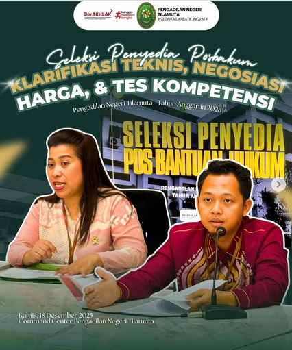 Seleksi Penyedia Layanan Posbakum Tahun Anggaran 2026