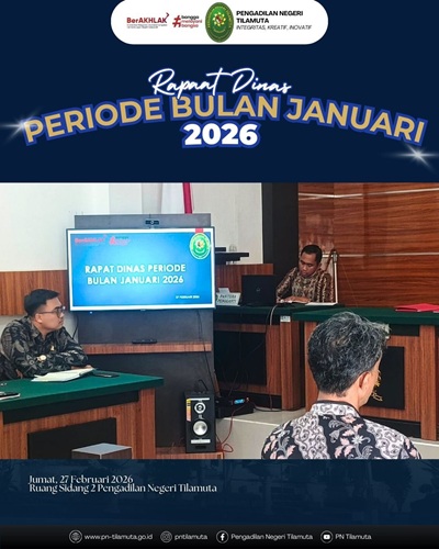 Rapat Dinas Periode Bulan Januari 2026