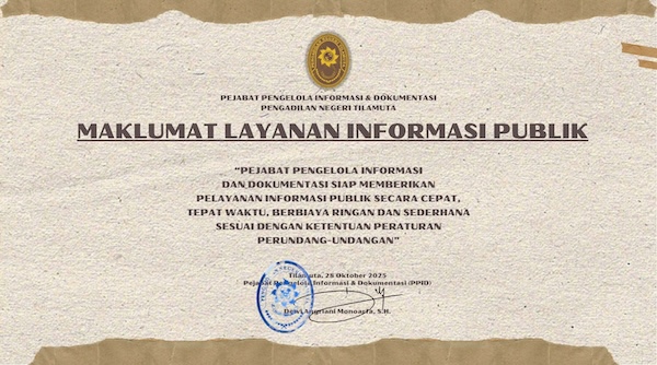 Maklumat Pelayanan Informasi