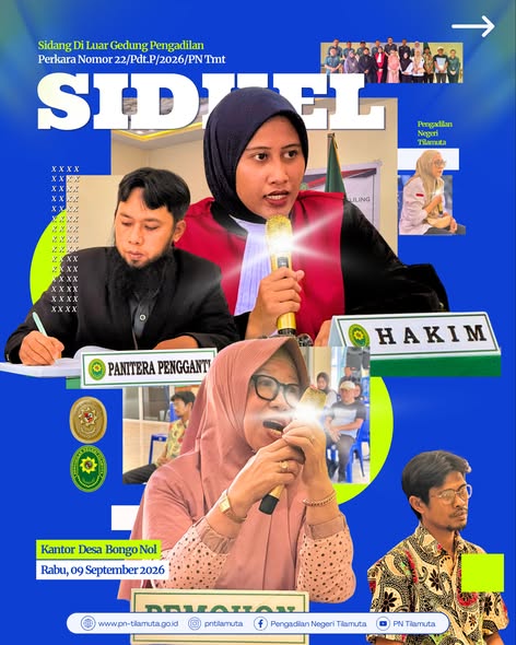 Sidang Keliling di Desa Bongo Nol