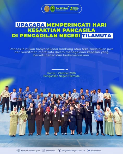 Upacara Memperingati Hari Kesaktian Pancasila 1 Oktober 2026