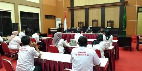 Kegiatan Audiensi PT Gorontalo dengan “LSM Tamperak” (Tameng Perjuangan Masyarakat Anti Korupsi)