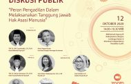 DISKUSI PUBLIK “PERAN PENGADILAN DALAM MELAKSANAKAN TANGGUNG JAWAB HAM” SECARA VIRTUAL