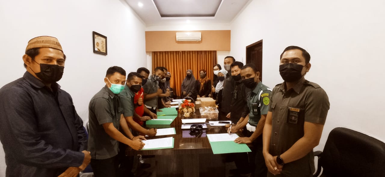 Penyampaian Hasil Kinerja Tenaga Honorer Triwulan I 2021
