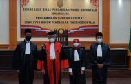 SIDANG LUAR BIASA PENGAMBILAN SUMPAH ADVOKAT SE-WILAYAH HUKUM PENGADILAN TINGGI GORONTALO