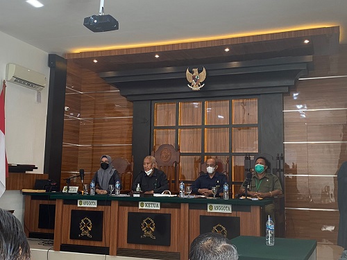 Pengawasan Reguler Semester I Tahun 2022 dan Penilaian PTSP Pengadilan Negeri Tilamuta oleh Pengadilan Tinggi Gorontalo