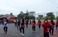 Senam Pagi di Pengadilan Tinggi Gorontalo