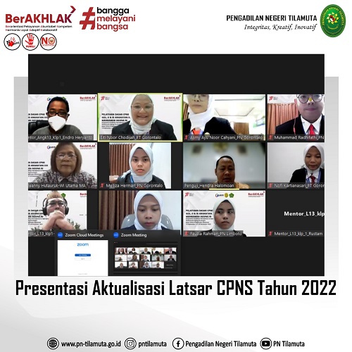 Presentasi Aktualisasi Latsar CPNS Tahun 2022
