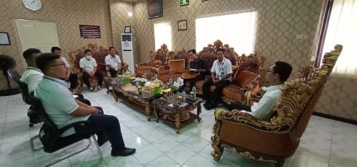 Audiensi dari Tim Kantor Bahasa Gorontalo