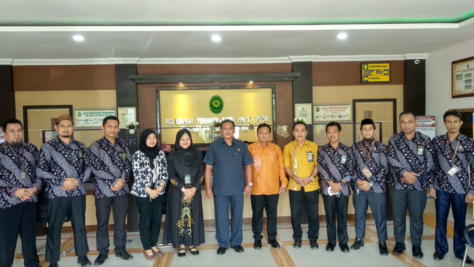 Penilaian Lomba PTSP oleh Pengadilan Tinggi Gorontalo