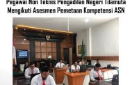 Pegawai Non Teknis Pengadilan Negeri Tilamuta Mengikuti Asesmen Pemetaan Kompetensi ASN
