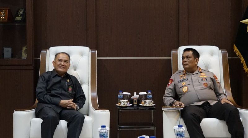 Kunjungan Kerja Ketua Pengadilan Tinggi Gorontalo pada Polda Gorontalo