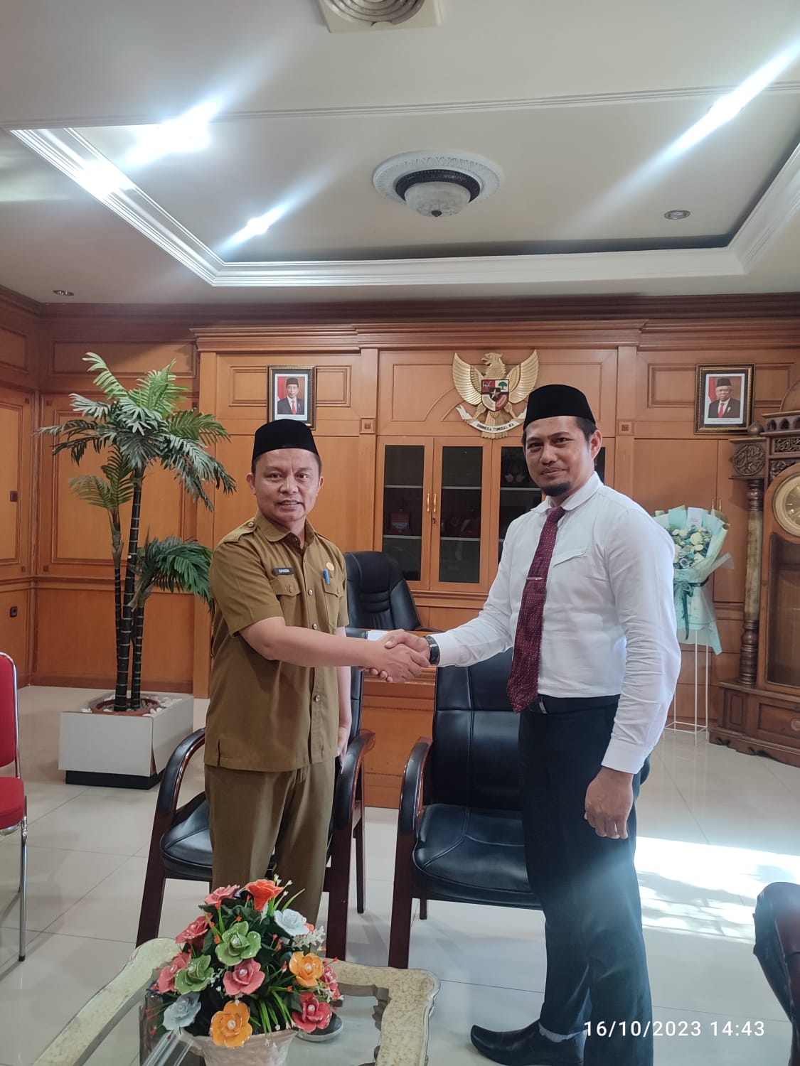 Sekretaris Berkoordinasi dengan BRI, SLB, dan Pemda Boalemo