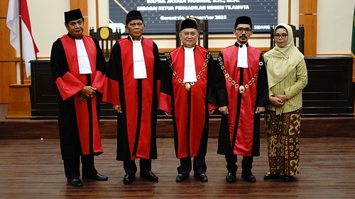 Pengambilan Sumpah Jabatan dan Pelantikan Bapak Jayadi Husain, S.H., M.H. Sebagai Ketua Pengadilan Negeri Tilamuta